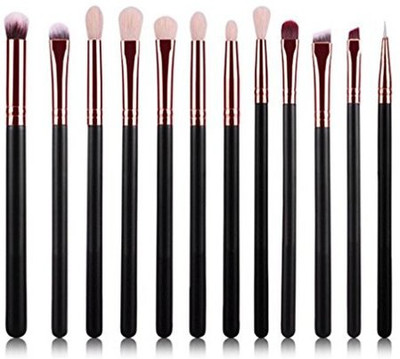 

Topunder Professional Makeup Brush Set Brushes For Facial Brow And Lip By V(Pack of 12)