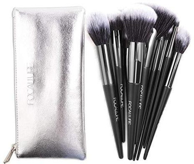 

Focallure 10Pcs Brush Set Eyeshadow Blending Powder Foundation Eyeliner Brushes Suit(Pack of 10)