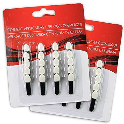 

Alazco 40 Pieces Eye Shadow Applicators Eyeshadow Disposable Sponge Tip Brush(Pack of 40)