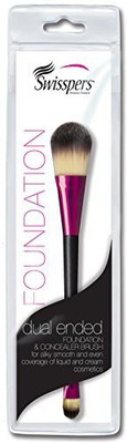 

Swisspers Premium Foundation And Concealer Brush Doublesided Synthetic Fiber Makeup(Pack of 1)