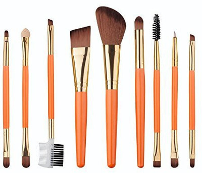 

Cokate Makeup Brush Set 9Pc Foundation Eyebrow Eyeliner Cosmetic Concealer(Pack of 9)