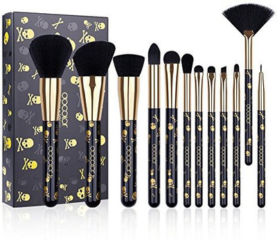 

Docolor Goth Makeup Brush Set 12Pieces Professional(Pack of 12)