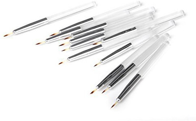 

Toogoor 12Pcs Mini Eyeliner Lip Brushes Makeup Applicators Cosmetics Tool(Pack of 12)