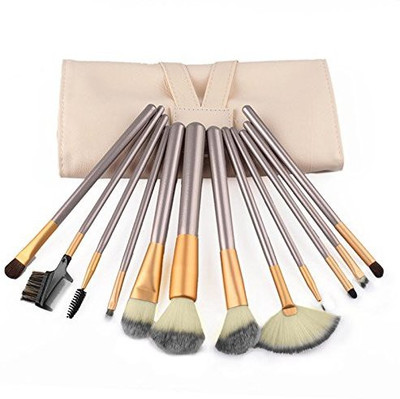 

Eyxformula 12 Pcs Makeup Brushes Set With Pu Bag Beauty Blender Sponge(Pack of 12)