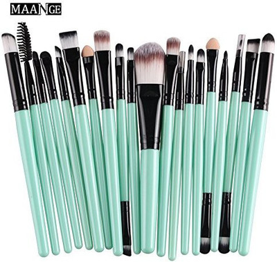 

Cinidy 20 Pcs Makeup Brush Set Tools Toiletry Kit Wool Make Up(Pack of 20)
