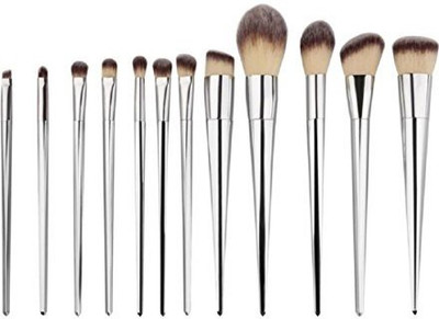 

Lookatool 12Pcs Make Up Foundation Eyebrow Eyeliner Blush Cosmetic Concealer Brushes(Pack of 12)