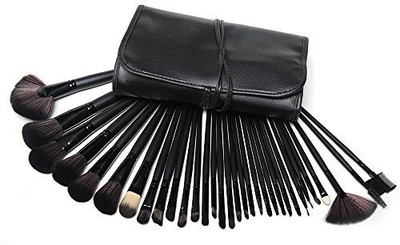 

Afunti Makeup Brush Set 32 Pieces Professional Brushes Cosmetics With Case Face Eye Shadow Eyeliner Foundation Blush Lip Powder Liquid Cream Blending(Pack of 32)