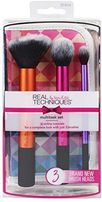 

Real Techniques Multi Tasking Kabuki Make Up Brush Set(Pack of 3)