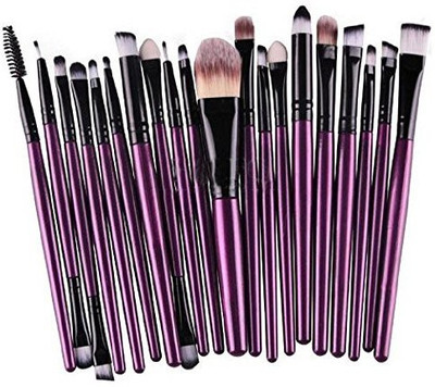 

Kolight 20 Pcs Pro Makeup Set Powder Foundation Eyeshadow Eyeliner Lip Cosmetic Brushes(Pack of 20)