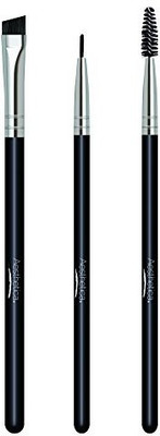 

Aesthetica Pro Series 3 Piece Eyeliner Brow Spoolie Brush Set Vegan And Cruelty Free(Pack of 3)