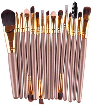 

Beautyvan Brush 15 Pcs Eye Shadow Eyebrow Lip Makeup Brushes Tool(Pack of 15)
