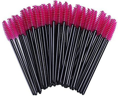 

Btyms 100 Pack Disposable Eyelash Mascara Brushes Wands Applicator Makeup Brush Kits Pink(Pack of 100)