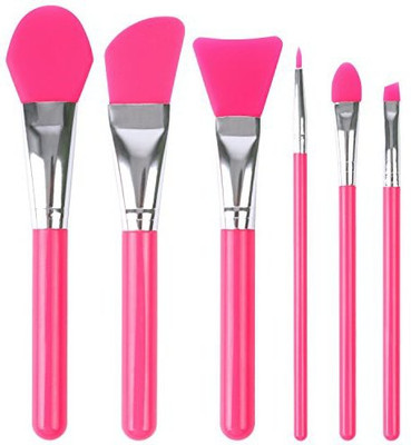 

Esarora Face Mask Brush Silicone Cosmetic Set Of 6 And Eye Makeup Brushes(Pack of 6)