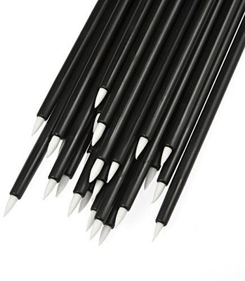 

KINGLAKE 100Pcs Disposable Eyeliner Makeup Brush Applicator Cosmetic Eye Wands(Pack of 100)