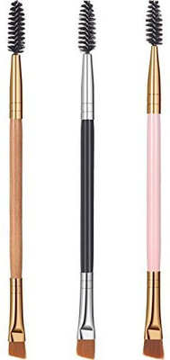 

Frienda 3 Pack Eye Brow Brush Eyebrow Spoolie Double Handle Angled And Comb For Application Of Powders Waxes Gels Blends(Pack of 3)