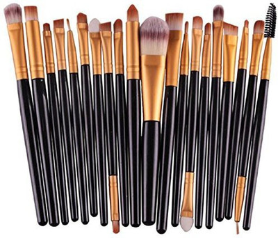 

Kingfansion 20Pcs Set Makeup Brush Tools Make Up Toiletry Kit Wool(Pack of 20)