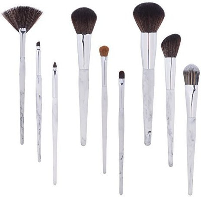 

Nestling Ammiy Makeup Brushes Marble Texture Professional Brush Set(Pack of 10)