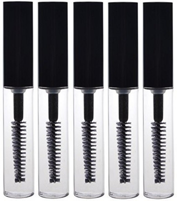 

Teensery Black 4Ml Empty Plastic Diy Mascara Tube Eyelash Cream Wand Container Bottle Vials With Brush(Pack of 5)