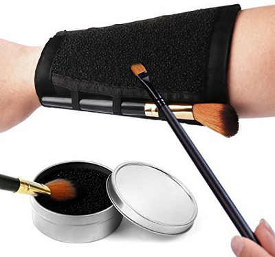 

Esarora Makeup Brushes Color Removal Cleaner Sponge Armband More Easy To Switch Or Remove From Your Brush(Pack of 1)
