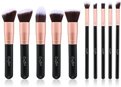 

Cosfan 10 Pcs Makeup Brushes Powder Foundation Concealer Eyeliner Brush Set Cosmetics Tool(Pack of 10)