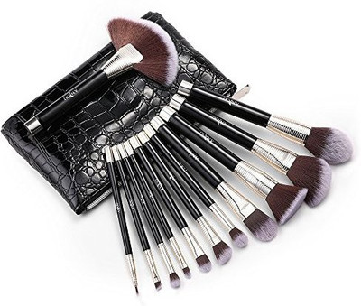 

Anjou Makeup Brush Set 12Pcs Essential Cosmetic Brushes For Foundation Blush Contour Concealer Highlight Eyeliner(Pack of 12)