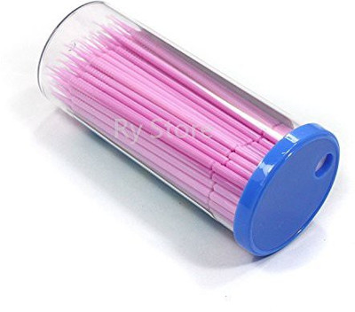 

Windmax 100 Pcs Disposable Micro Brushes Cotton Swab Roll Applicators Tube S Size(Pack of 100)