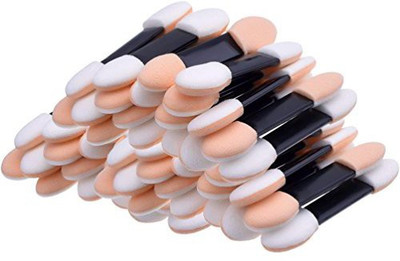 

Kingma's 100 Pack Disposable Double Ended Sponge Eyeshadow Brushes Oval Applicator Makeup Tools(Pack of 100)