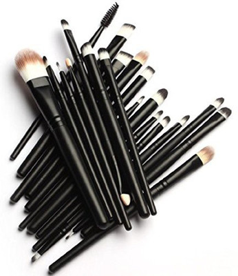 

Melady 20Pcs Multi Function Pro Cosmetic Powder Foundation Eyeshadow Eyeliner Lip Makeup Brushes Sets(Pack of 20)