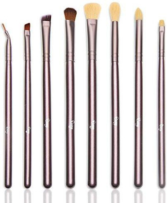

Qivange Eye Brushes Eyeshadow Eyeliner Contour Blending Cosmetics Brush Kit(Pack of 8)