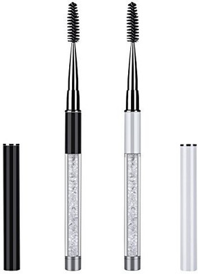 

Btyms 2Pcs Eye Brush With Cap For Travel Brow Eyelash Mascara Brushes Wands Applicator Portable Cosmetic(Pack of 2)