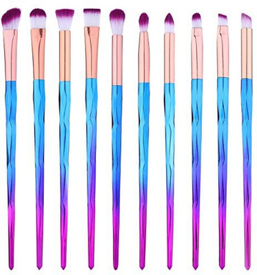 

Btyms Eye Shadow Brush Set Unicorn 10Pcs Makeup Brushes For Shading Or Blending Of Eyeshadow Cream(Pack of 10)