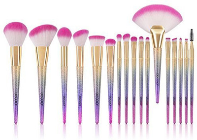 

Docolor Makeup Brush Set 17Pcs Professional Brushes Foundation Blending Blush Concealer(Pack of 17)