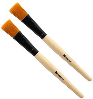 

Winstonia Set Of 2 Facial Mask Brush Face Applicator Hygiene And Clean Even Distribution Blending No Messy Finger Waste(Pack of 2)