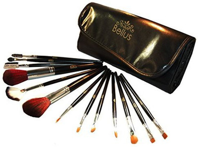 

Bellus Full Face Eye Lip Brows Branded 14 Piece Cosmetic Makeup Brushes Kit(Pack of 14)