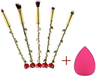 

Topunder 2018 Professional Makeup Brush Cosmetics Brushes Set For Powder Liquid Cream Eye Shadow Brow And Foundation By(Pack of 6)