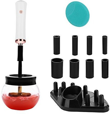 

Blueisland Electric Makeup Brush Cleaner And Dryer Machine Fit All Size Brushes Clean Dry In Seconds 2018 Upgraded(Pack of 9)