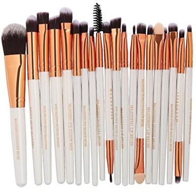 

Staron 20 Pieces Makeup Brush Set Brushes Kit Foundation Face Eye Shadow Eyeliner Blush Lip Cosmetic Powder Cosmetics Blending Tool(Pack of 20)