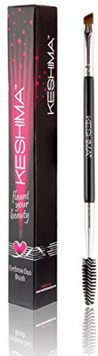

Keshima Duo Eyebrow Brush By Angled Eye Brow And Spoolie(Pack of 1)