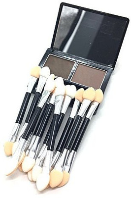 

Huele 24Pcs Foam Dual Sided Eye Shadow Eyeshadow Brush Sponges Applicators Tipped Oval Makeup Applicator(Pack of 24)
