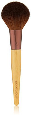 

Eco Tools cruelty Free Large Powder Brushcruelty Synthetic Taklon Bristles Recycled Packaging Aluminum Ferrules(Pack of 1)