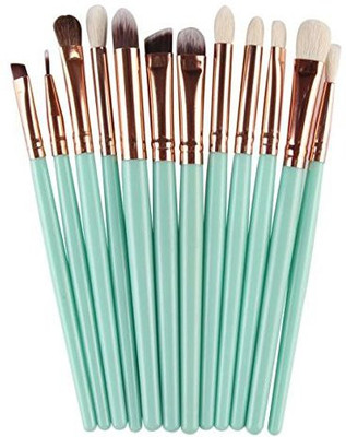 

Honhui 12Pcs Professional Face Eye Shadow Eyeliner Foundation Blush Lip Brushes Makeup Brush Sets Kits Tools By(Pack of 12)
