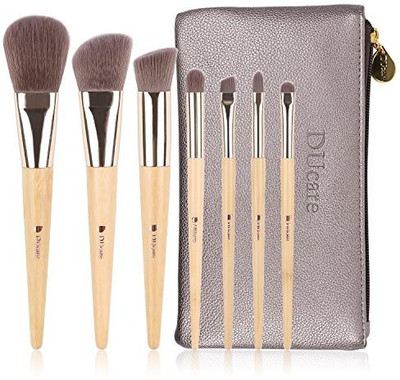 

Ducare Makeup Brushes Set Organic Bamboo Cruelty Free Pack Of 7(Pack of 7)