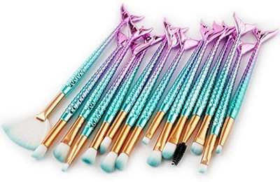 

Topunder Professional Makeup Brush Set Brushes For Facial And Brow Lip By K(Pack of 15)
