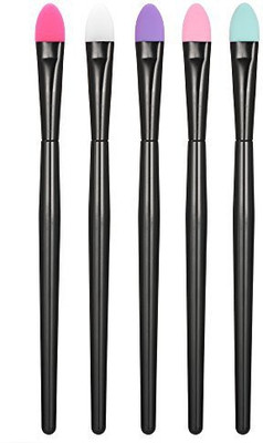 

Anself 5Pcs Silicone Makeup Brush Set Professional Eyeshadow Kit Facial Cosmetic Tools(Pack of 5)