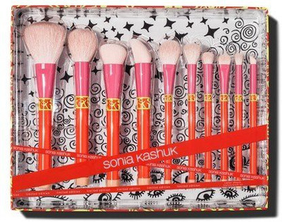 

Sonia Kashuk Limited Edition 10Pc Brush Set Color Shock Goat Hair(Pack of 10)