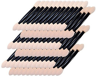 

Hotsaleglobal 100 Pcs Disposable Eye Shadow Brush Dual Sided Sponge Applicator Makeup(Pack of 100)