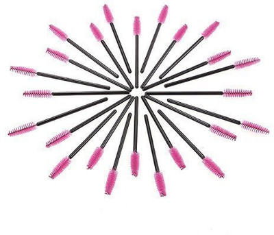 

Jovana 200 Pcs Disposable Eyelash Black Mascara Wand Applicator Brush Cosmetic Eye Wands Makeup Applicators(Pack of 200)