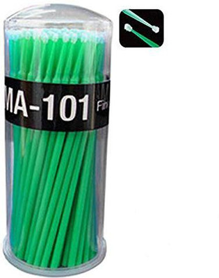 

Okdeals 200 Pieces Disposable Micro Applicators Brushes Swabs Mascara Wands For Eyelashes Extensions Eyelash Glue Cleaning Stick(Pack of 200)