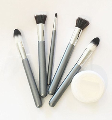 

Paris Presents Cosmetic Travelsize Vegan Synthetic Premium 5Brush Makeup Contouring Brushes(Pack of 5)
