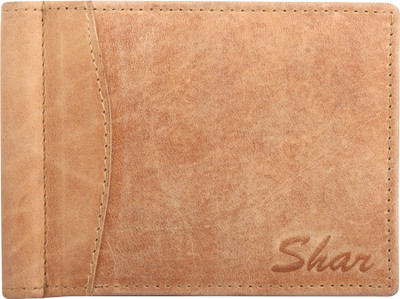 

SHAR SmartBuy Slim Card Holder with Money Clip | Credit Card Holder | Minimalist Vintage Bifold 6 Card Holder(Set of 1, Tan)